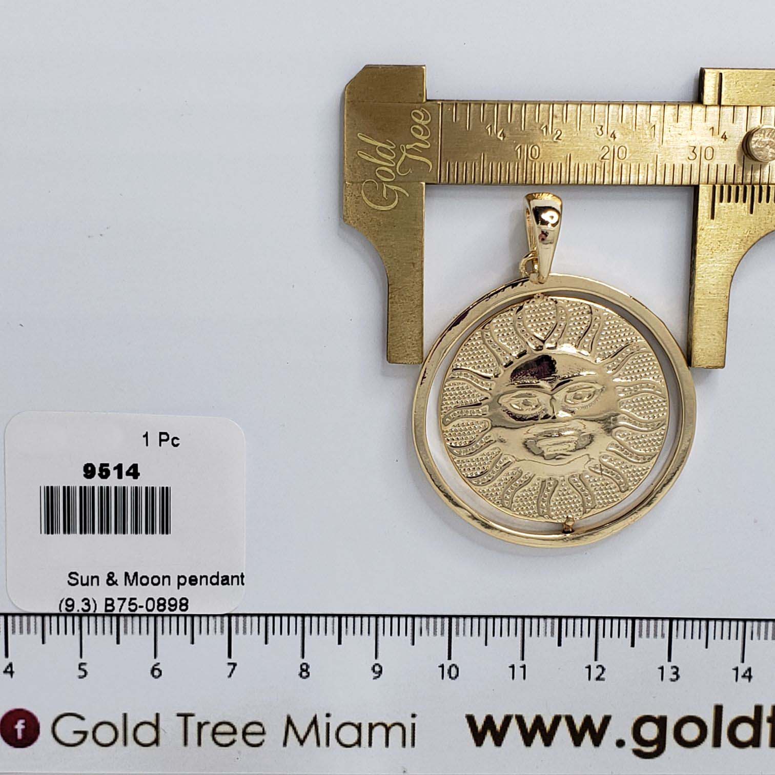 9514 Sun & Moon Pendant