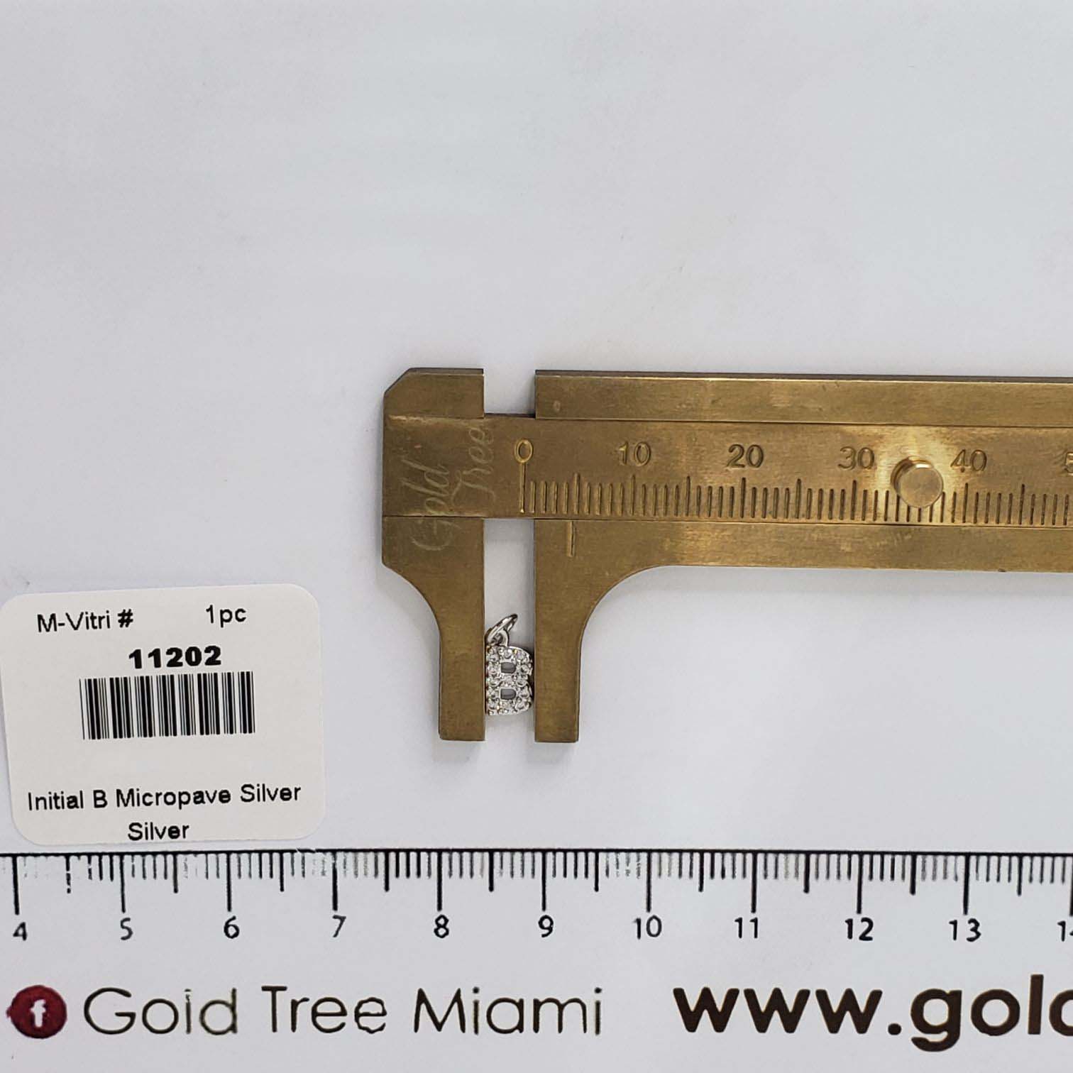 11202 Inicial B Micropavé Plata