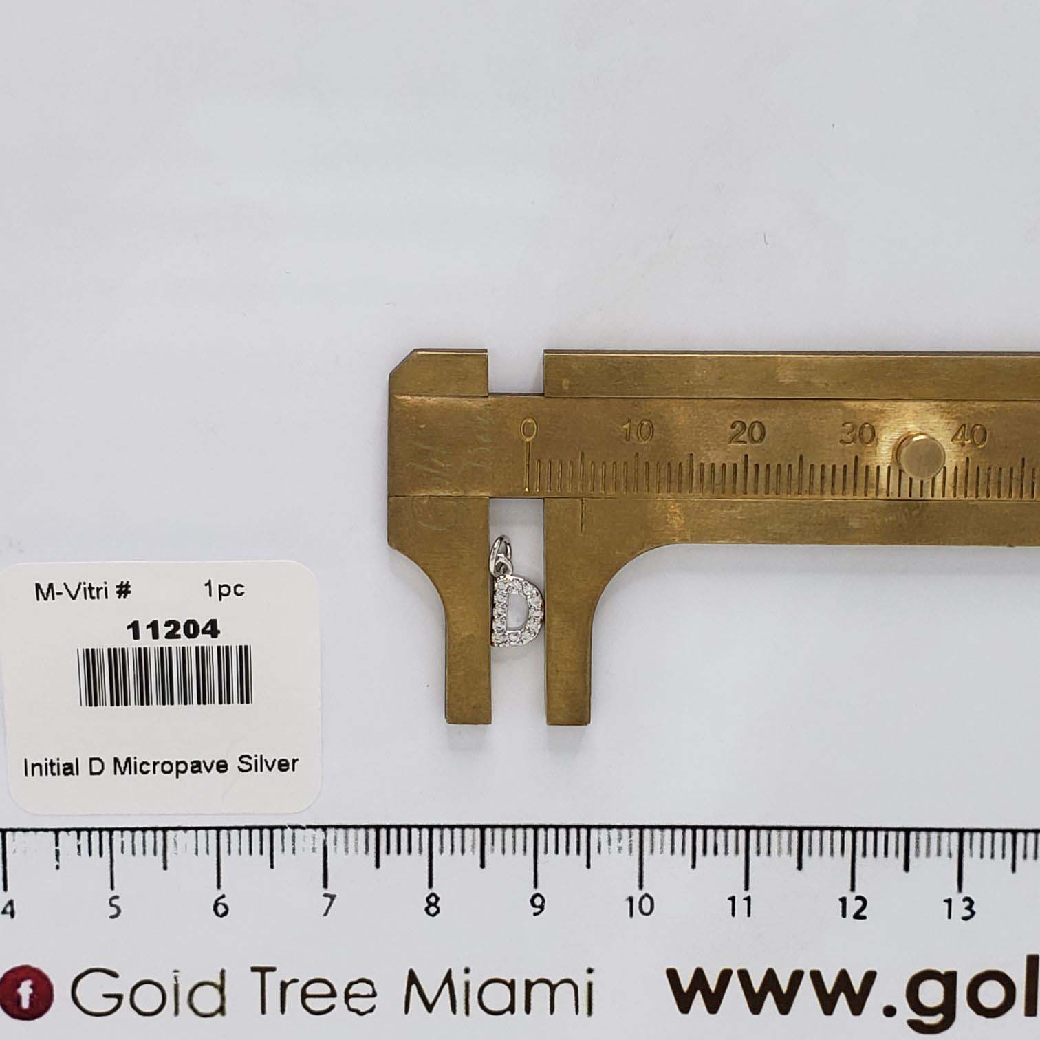 11204 Initial D Micropave Silver