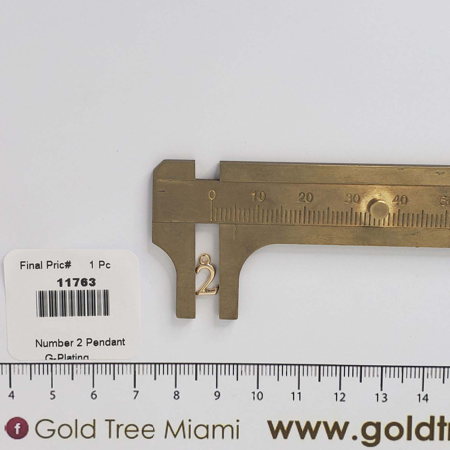 11763 Number 2 Pendant