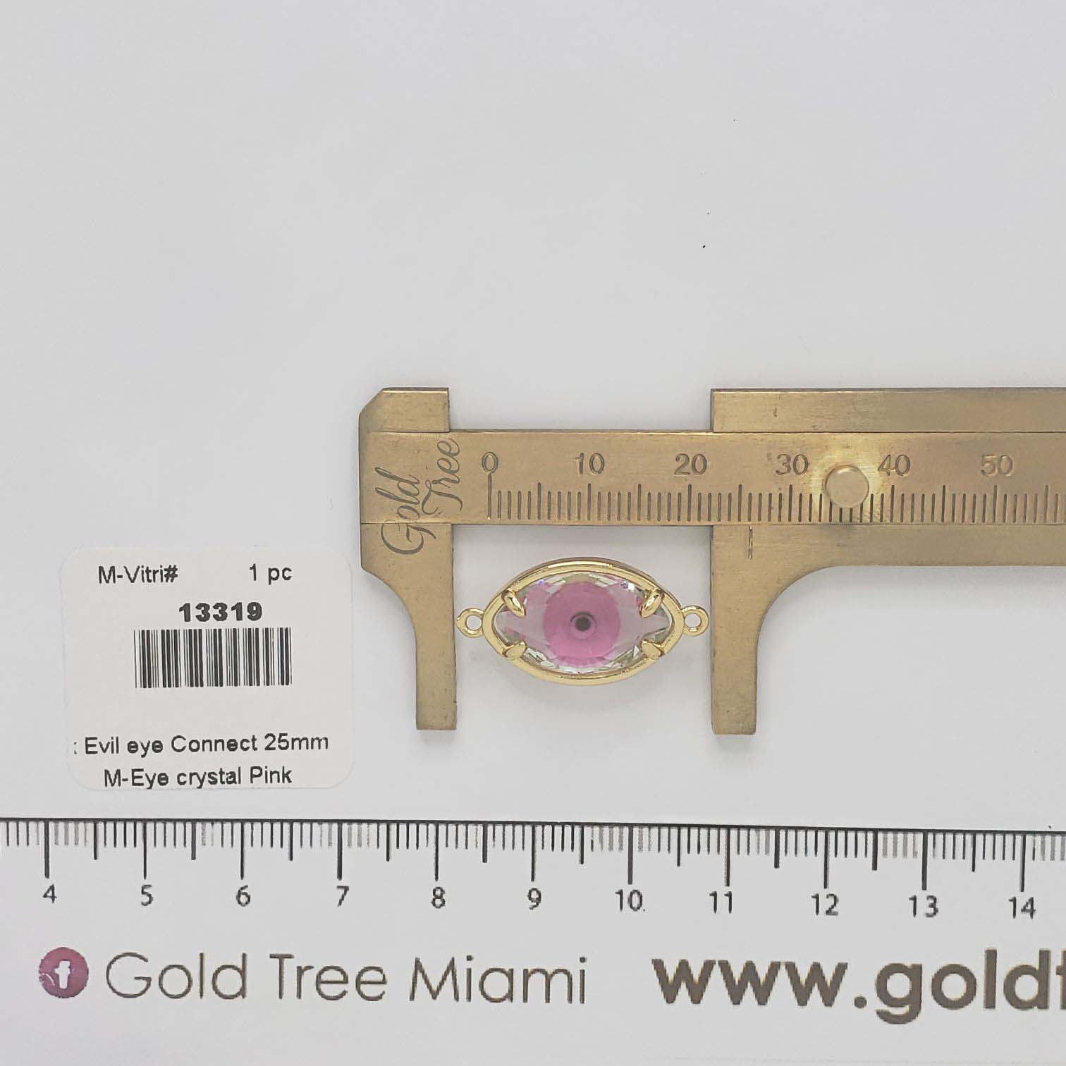 13319 Conector Ojo Turco Rosa