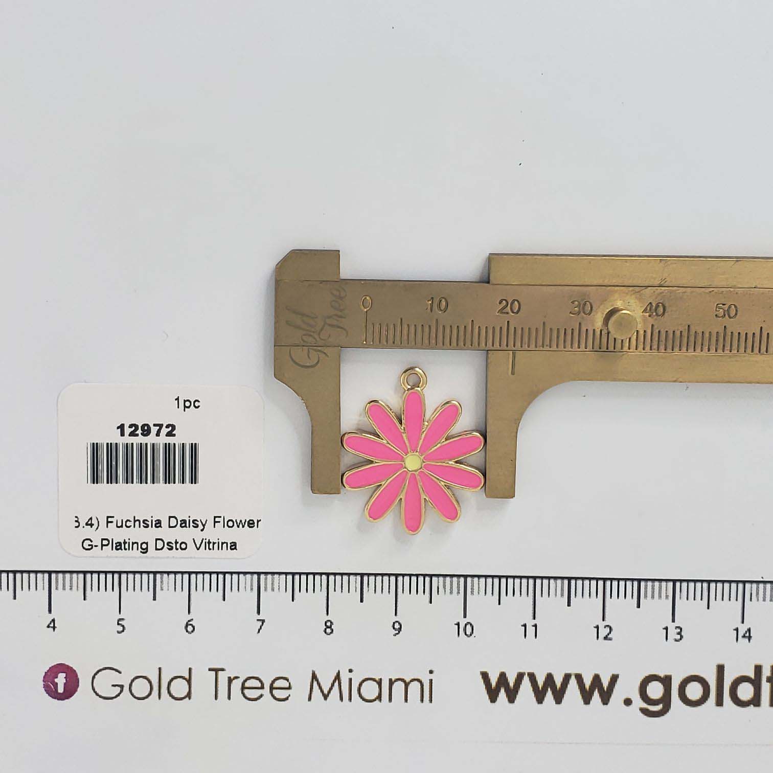 12972 Fuchsia Daisy Flower