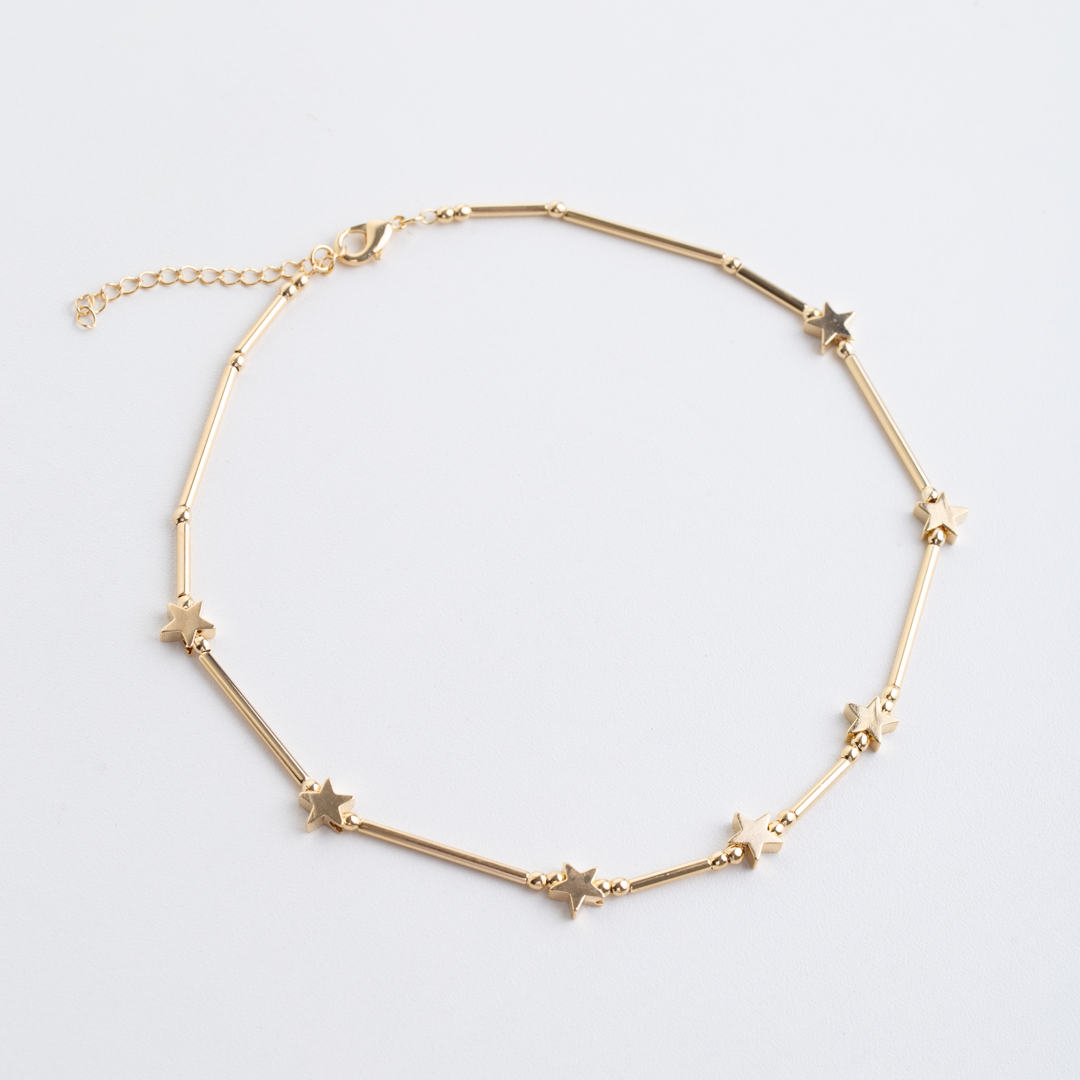 18653 Bar With Star Choker 14"
