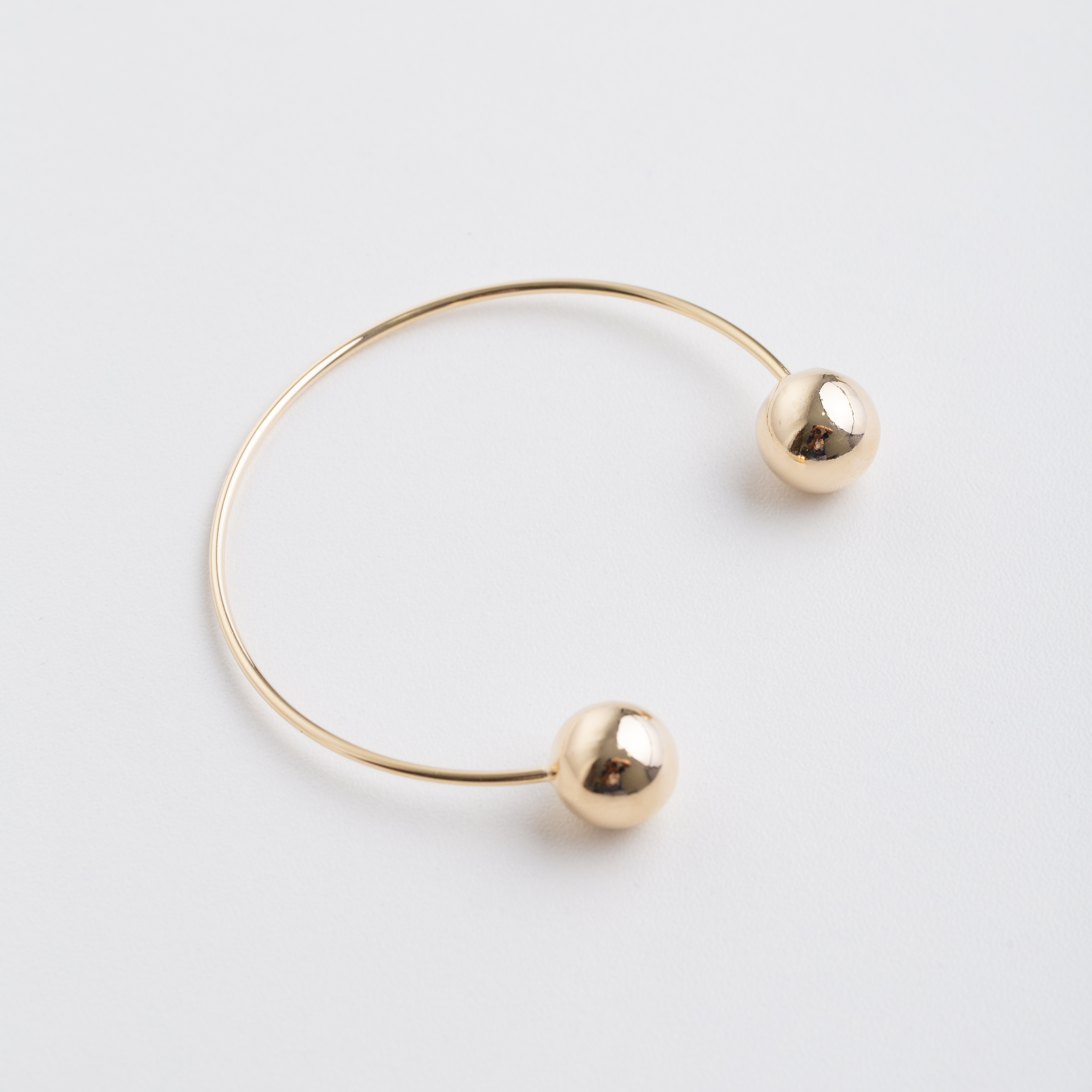 18475 Pulsera de Bolas Doradas de 12mm