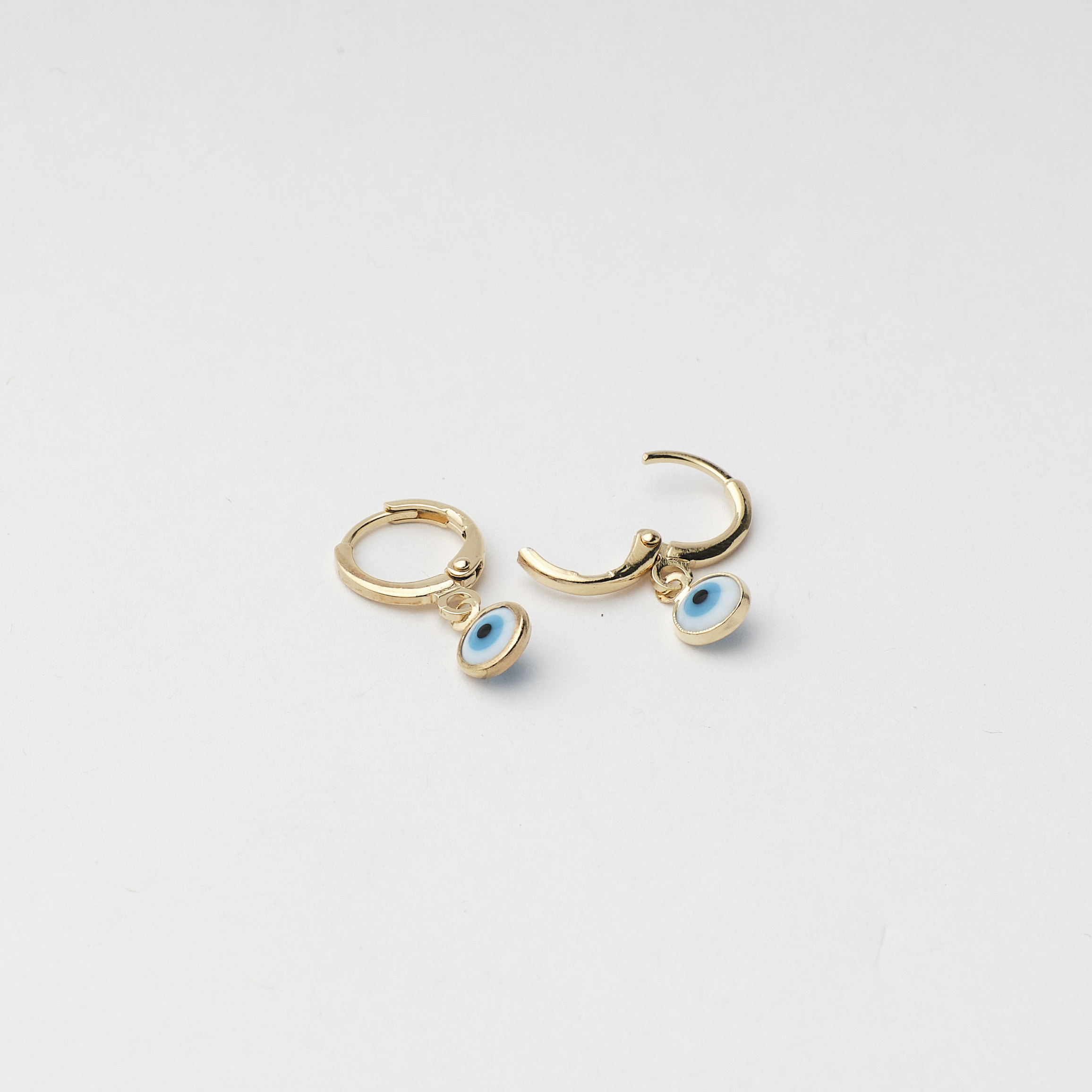 20063 Evil Eye Hoop Earrings