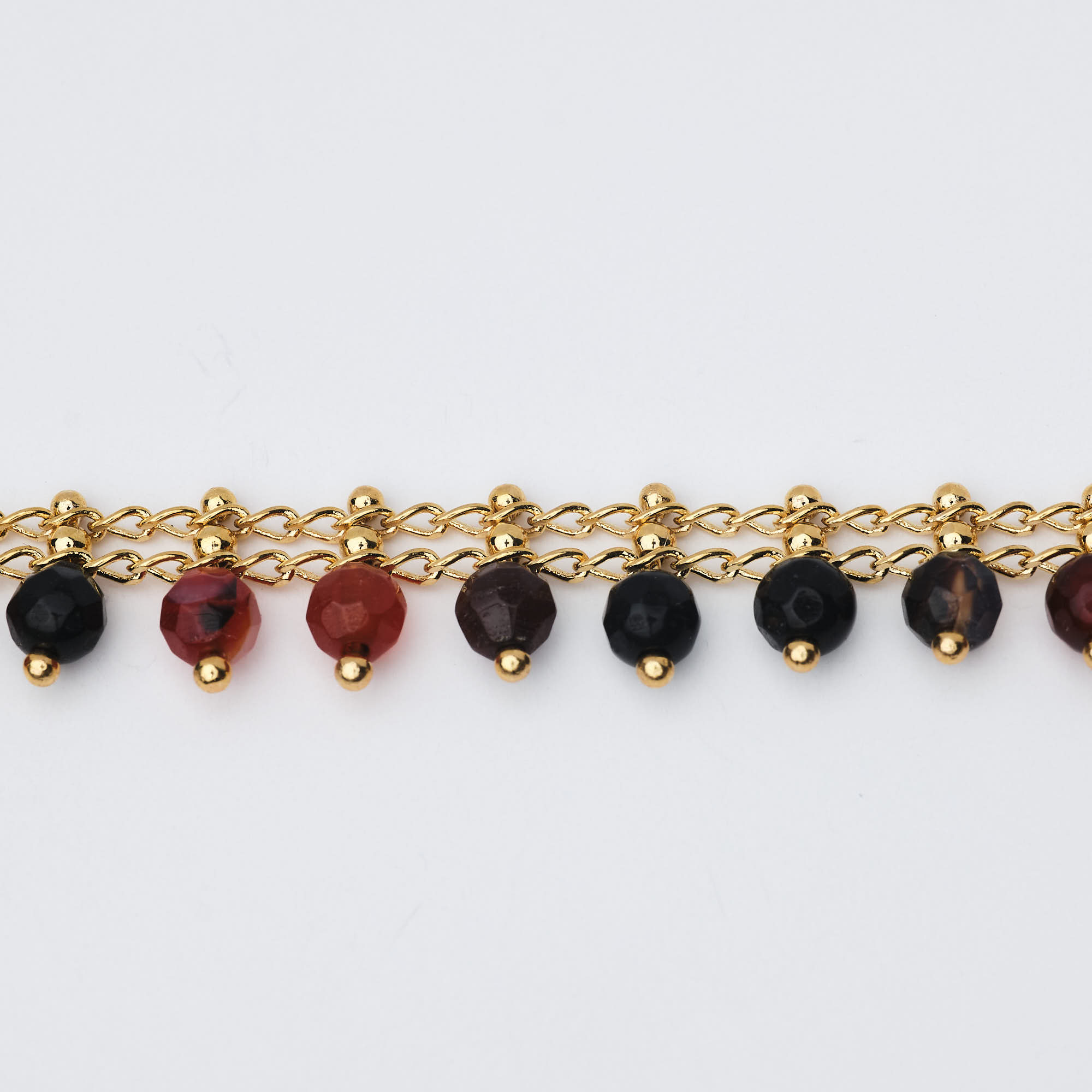 9811 Caramel Agate Beaded Chain