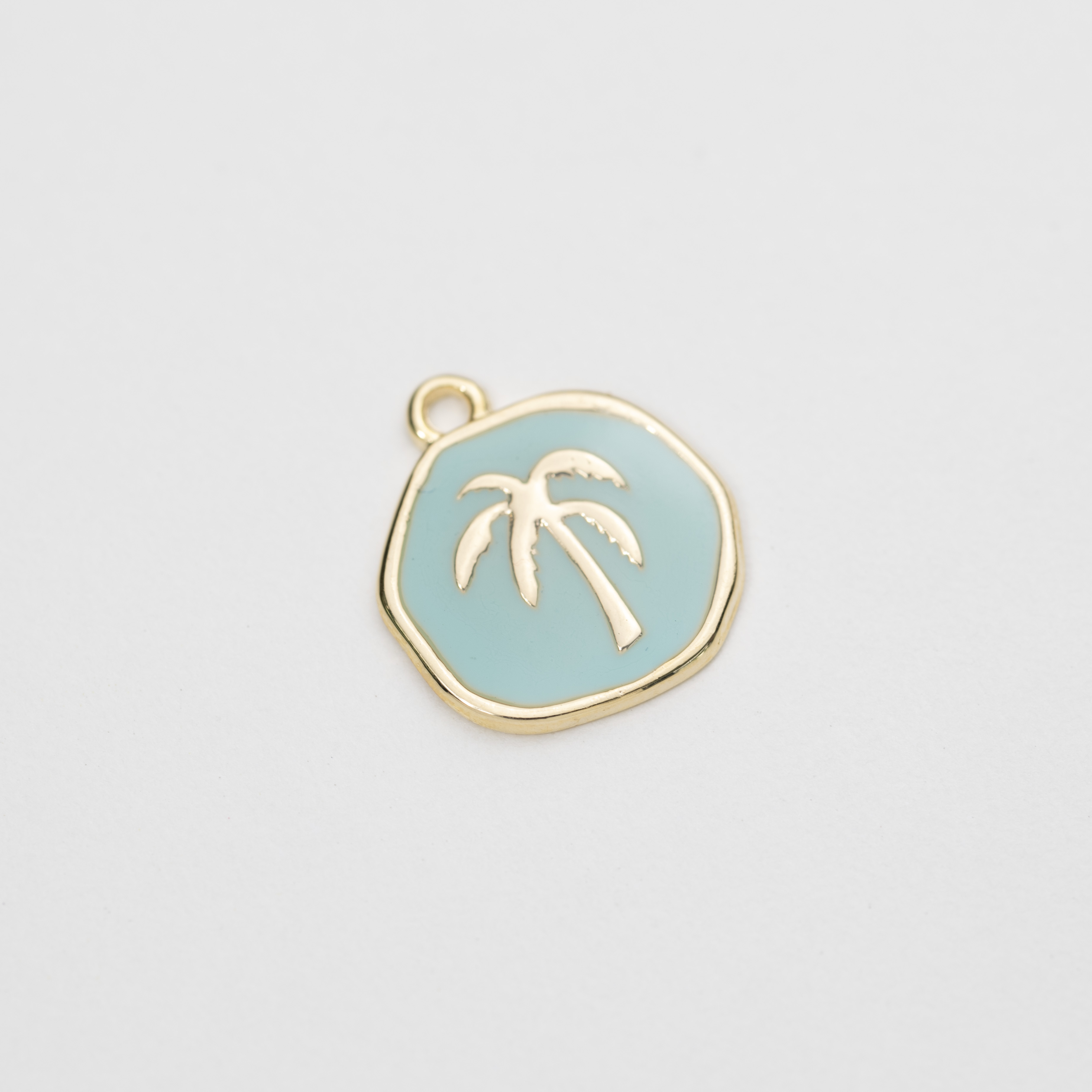 20825 Turquoise Palm Tree Pendant