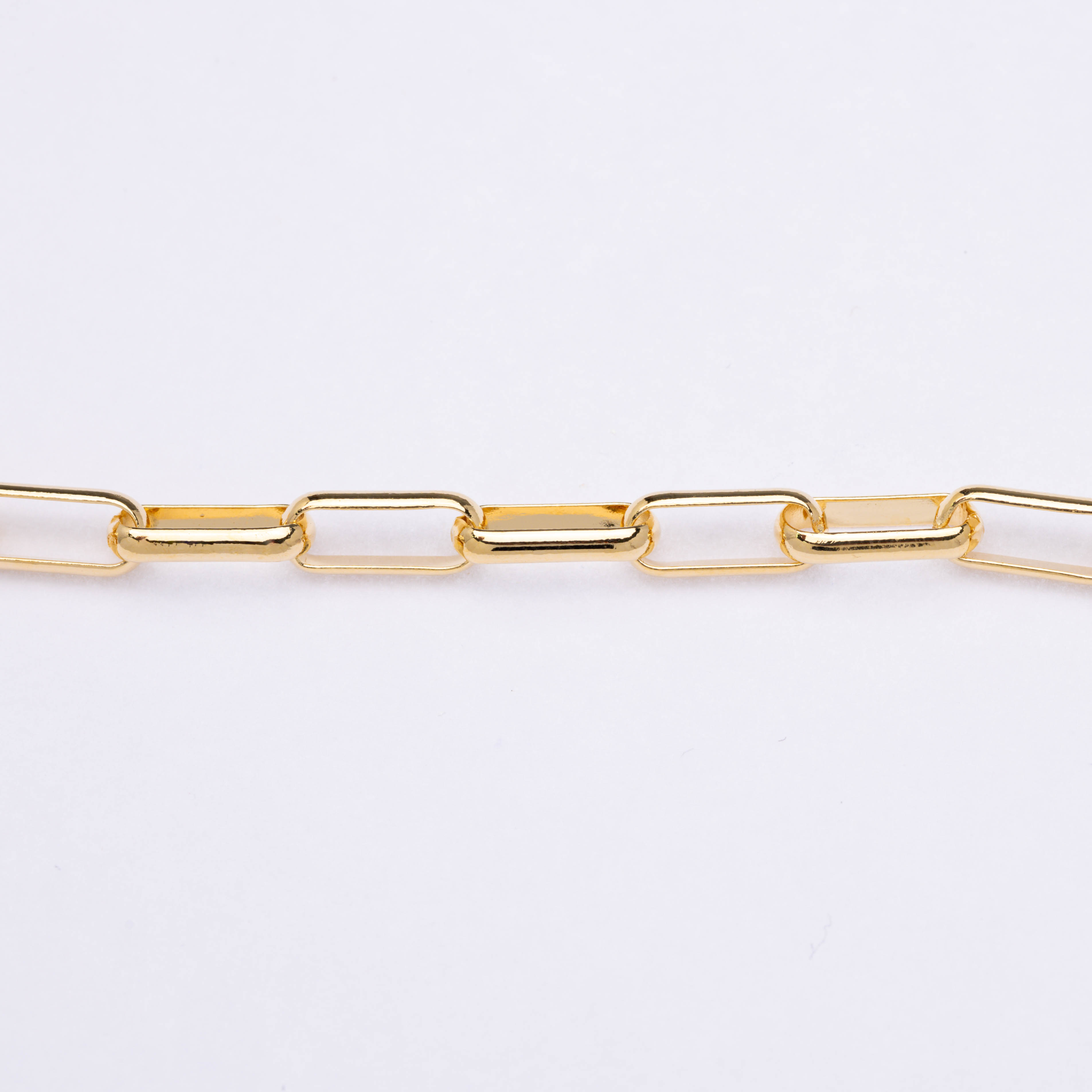 13927 Gold Paper Clip Chain #317 (11.46X5mm)