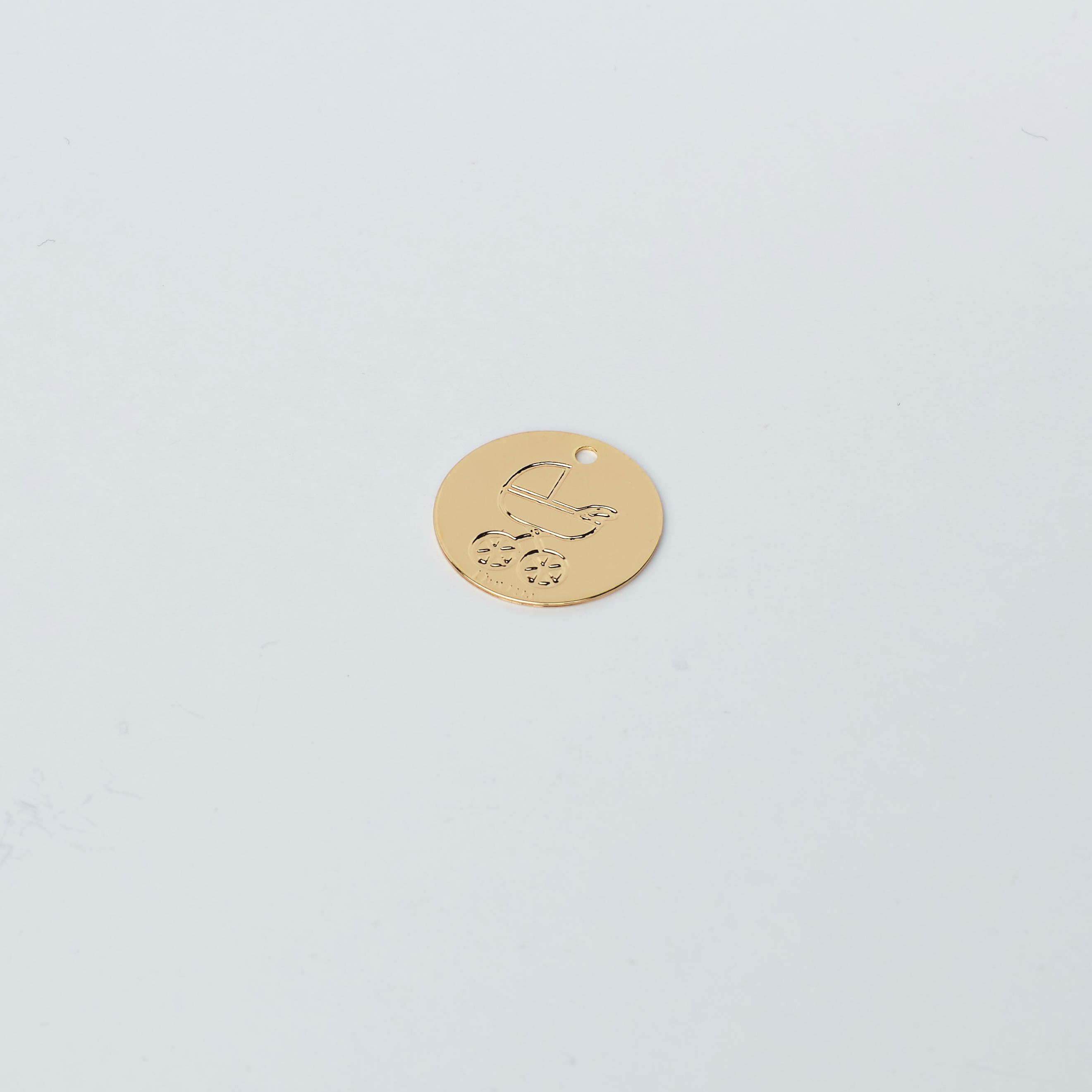1089 Cadena Mini Cochecito de Bebé