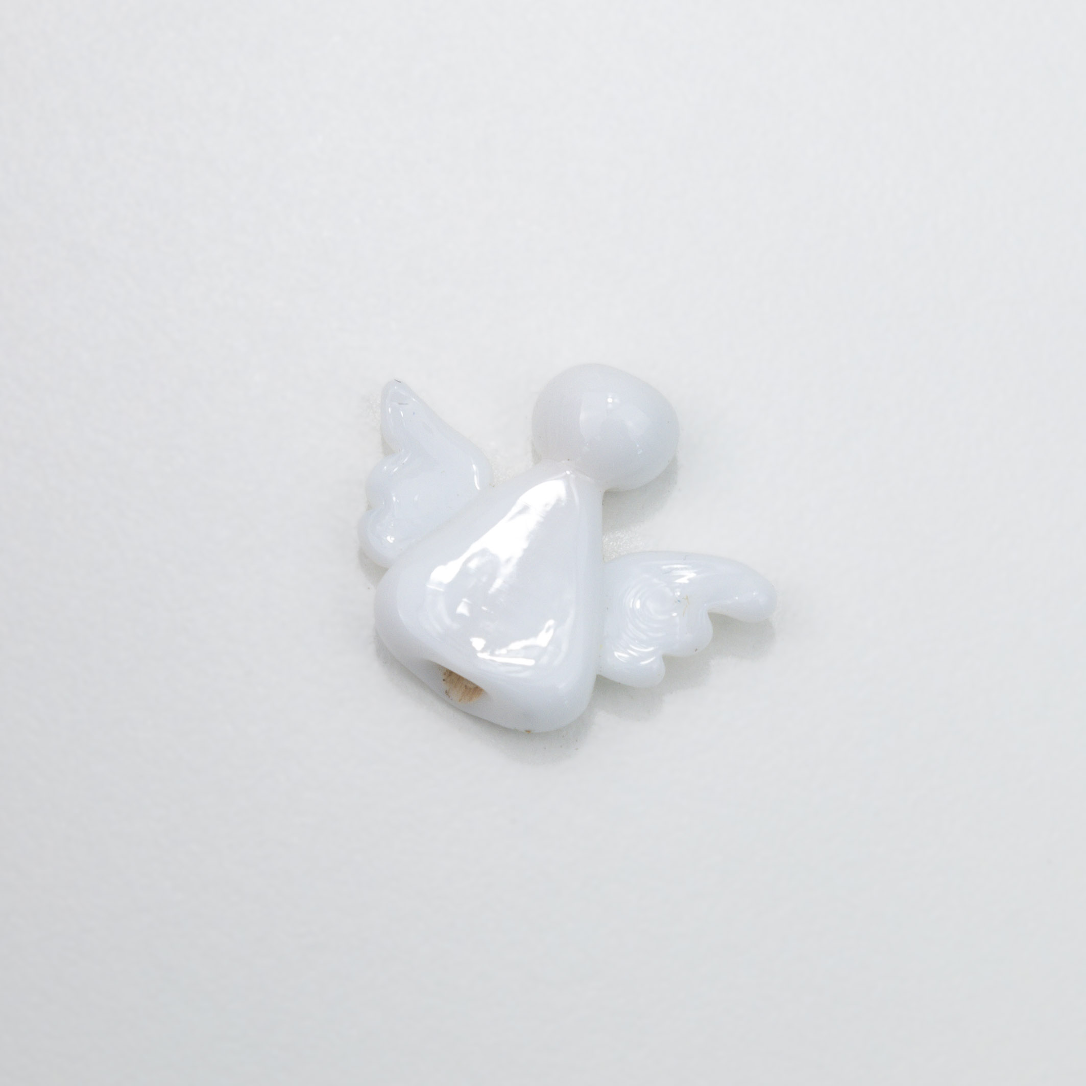 17863 White Angel Murano Spacer